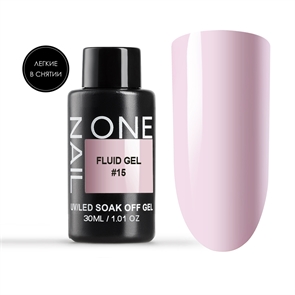 One Nail Гель Fluid gel №15, 30мл( Бутылка) OneNail_Fluidgel15-30-бут