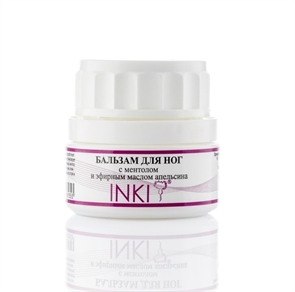 INKI (ЧЗ) Бальзам для ног с ментолом и эфирным маслом апельсина, 35мл 53647