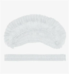 Шапочка -Шарлотта белая 100шт/уп 54570