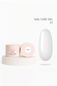 {{photo.Alt || photo.Description || 'Гель моделирующий с кератином и кальцием 01 UV/LED Nail Care Gel 01 15 мл, LOVIA CURE'}}