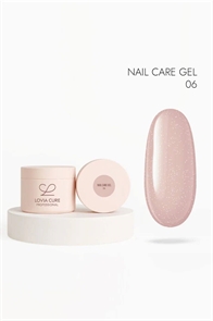 {{photo.Alt || photo.Description || 'Гель моделирующий с кератином и кальцием 06 UV/LED Nail Care Gel 06 15 мл, LOVIA CURE'}}