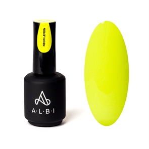 ALBI База камуфлирующая rubber Neon Lemon, 15 мл