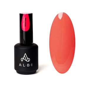 ALBI База камуфлирующая rubber Neon Pink, 15 мл