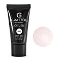 Grattol Акригель Acryl Gel №08, 30мл с шимером* Grattol_AcryGel08_30 - фото 21084