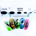 OneAir Трафареты для аэрографии на ногтях Овалы S0041