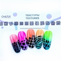 OneAir Трафареты для аэрографии на ногтях Текстуры S0095