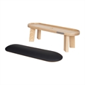 Подставка для рук черная полукруг Wood.S.Tar_Pod13N